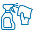 Area Rug Cleaning 6 Step 2: Pre-treatment of carpet stains with cleaning solution